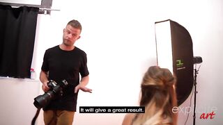 French debutante pornstar Tiffany Leiddi fucks her photographer - Tiffany Leiddi