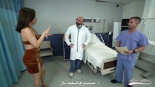 Arabic whore from street get fucked by Pervert Doctor قحبة الشوارع الينا انجل تنتاك من الطبيب المزعج