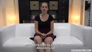 18 Yo Shy Magdalena Loves Her Boyfriend But... - First Porn | Amateur - F08