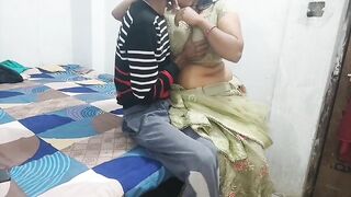 Beautiful big boobs indian step sister fucked by her younger brother in doggy style on bhai dooj