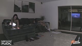 HotGuysFuck - Orgy On The Couch At Hgf House