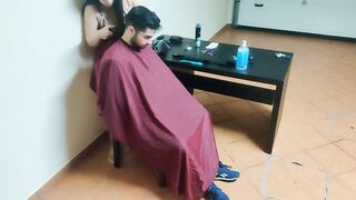 No holes denied with my friend’s mother who offered to cut hair - Miss Squirting