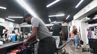 At The Barbershop in HD - Lucky Anne