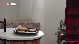 Stepmom Leaves Milk Out For Santa Porn Video (MomsTeachSex)